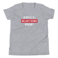 Mike Sorrentino Obstacles Opportunity Kids Shirt