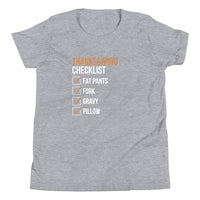 Mike Sorrentino Thanksgiving Checklist Kids Shirt