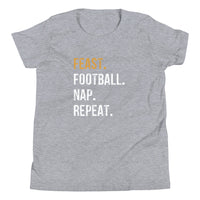 Mike Sorrentino Thanksgiving Feast Football Nap Kids Shirt