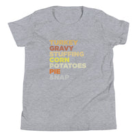 Mike Sorrentino Thanksgiving Food List Kids Shirt